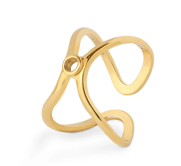 Onda Base Ring-10-Jewelry-Qudo-Krista Anne's Boutique, Women's Fashion and Accessories Located in Oklahoma City, OK and Black Mountain, NC