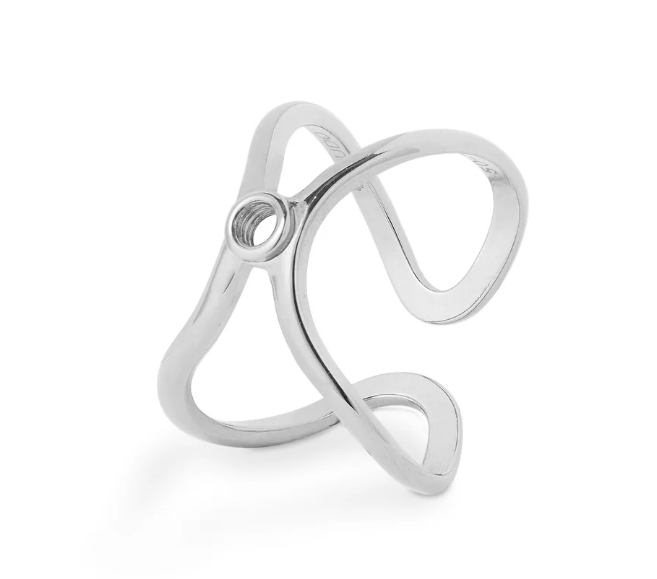 Onda Base Ring-10-Jewelry-Qudo-Krista Anne's Boutique, Women's Fashion and Accessories Located in Oklahoma City, OK and Black Mountain, NC