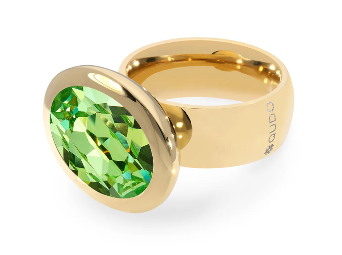 106001/40 - Gold Big Tivola Ring-10-Jewelry-Qudo-Krista Anne's Boutique, Women's Fashion and Accessories Located in Oklahoma City, OK and Black Mountain, NC