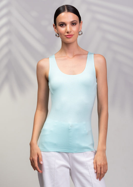 TAS01S25 - Short Tank Top-03-Tees/Tanks-Alison Sheri-Krista Anne's Boutique, Women's Fashion and Accessories Located in Oklahoma City, OK and Black Mountain, NC