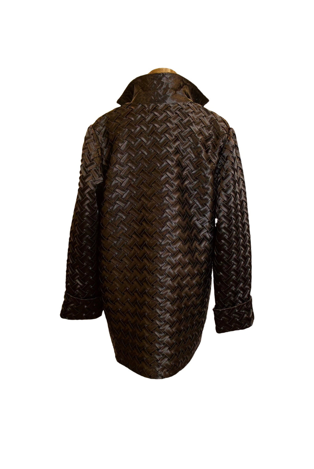 CS1-18 - Ribbon Weave Long Jacket-01-Jackets/Blazers-Weavz-Krista Anne's Boutique, Women's Fashion and Accessories Located in Oklahoma City, OK and Black Mountain, NC