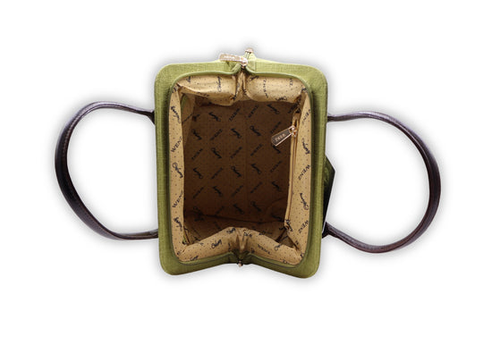 BG:800 - Structured Fabric Handbag-09-Accessories-Vintage Decor Inc.-Krista Anne's Boutique, Women's Fashion and Accessories Located in Oklahoma City, OK and Black Mountain, NC