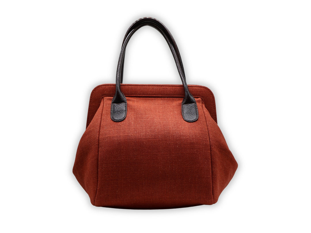 BG:800 - Structured Fabric Handbag-09-Accessories-Vintage Decor Inc.-Krista Anne's Boutique, Women's Fashion and Accessories Located in Oklahoma City, OK and Black Mountain, NC