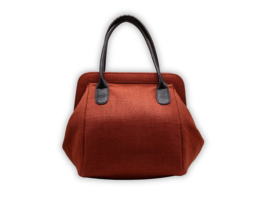 BG:800 - Structured Fabric Handbag-09-Accessories-Vintage Decor Inc.-Krista Anne's Boutique, Women's Fashion and Accessories Located in Oklahoma City, OK and Black Mountain, NC