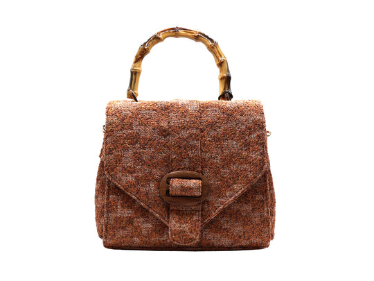 BG:801 - Bamboo Handle Structured Mini Handbag-09-Accessories-Vintage Decor Inc.-Krista Anne's Boutique, Women's Fashion and Accessories Located in Oklahoma City, OK and Black Mountain, NC