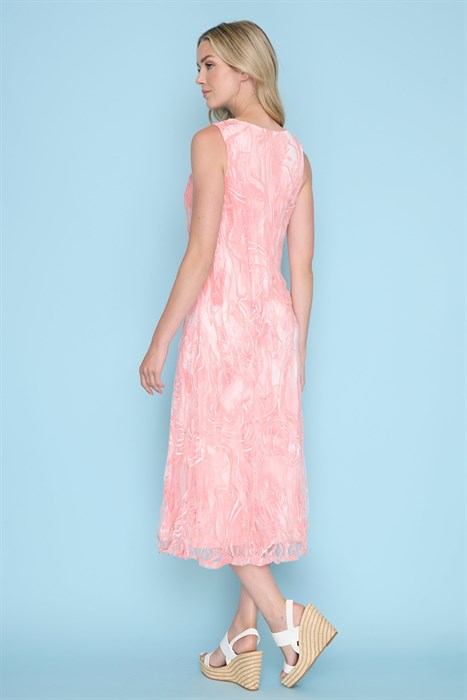 ZC602UO - Sleeveless Floral Dress-06-Dresses/Jumpsuits-Picadilly-Krista Anne's Boutique, Women's Fashion and Accessories Located in Oklahoma City, OK and Black Mountain, NC