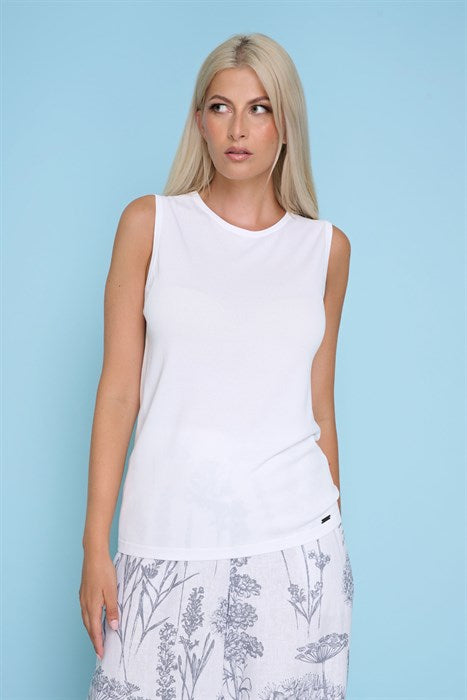 ZE316 - Sleeveless Tank-03-Tees/Tanks-Picadilly-Krista Anne's Boutique, Women's Fashion and Accessories Located in Oklahoma City, OK and Black Mountain, NC