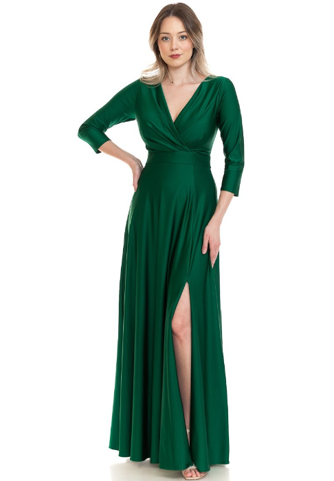 7064 - Satin A-Line Gown-06-Dresses/Jumpsuits-jo+el-Krista Anne's Boutique, Women's Fashion and Accessories Located in Oklahoma City, OK and Black Mountain, NC