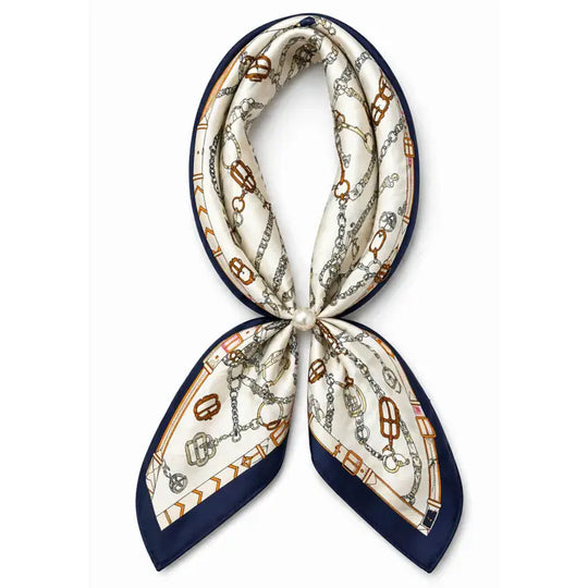 NK8115 - Magnetic Scarf with Pearl-09-Accessories-Queens Designs-Krista Anne's Boutique, Women's Fashion and Accessories Located in Oklahoma City, OK and Black Mountain, NC