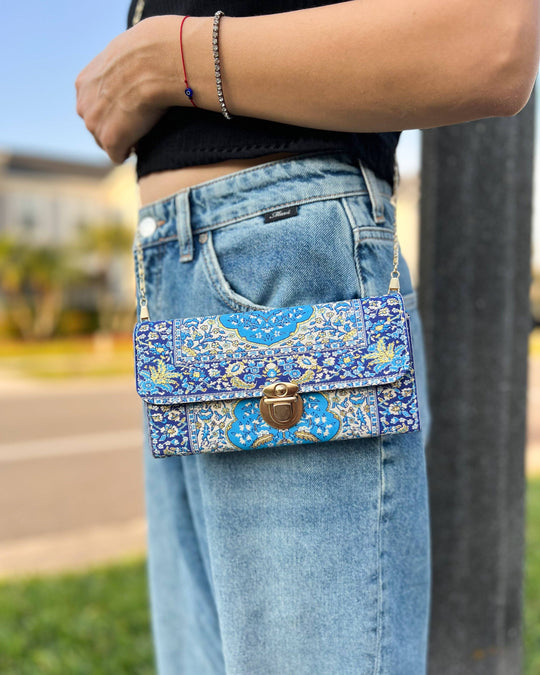 RUGCBAG-026 - Rug Design Crossbody Bag-12-Gifts-Umays Boho-Krista Anne's Boutique, Women's Fashion and Accessories Located in Oklahoma City, OK and Black Mountain, NC