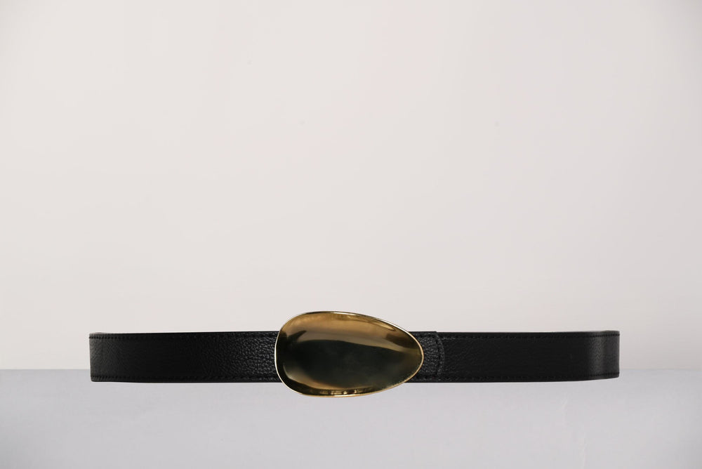A26102 - Reversible Belt w/ Gold Buckle-09-Accessories-Frank Lyman-Krista Anne's Boutique, Women's Fashion and Accessories Located in Oklahoma City, OK and Black Mountain, NC