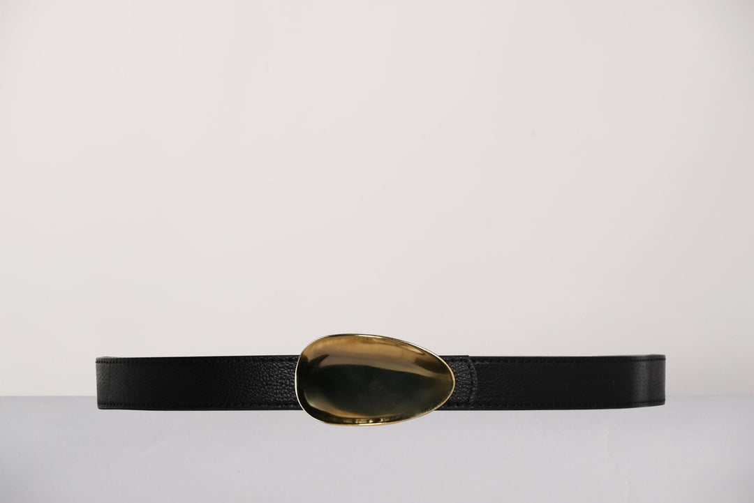 A26102 - Reversible Belt w/ Gold Buckle-09-Accessories-Frank Lyman-Krista Anne's Boutique, Women's Fashion and Accessories Located in Oklahoma City, OK and Black Mountain, NC