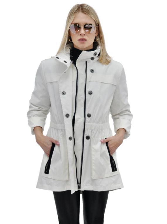 Anna Rain Jacket-1-Jackets/Blazers-Ciao Milano-Krista Anne's Boutique, Women's Fashion and Accessories Located in Oklahoma City, OK