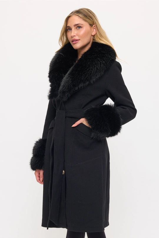 CLAWC0008 - Imperial Luxe Maxi Coat-07-Coats/Outerwear-LA Coalition-Krista Anne's Boutique, Women's Fashion and Accessories Located in Oklahoma City, OK and Black Mountain, NC