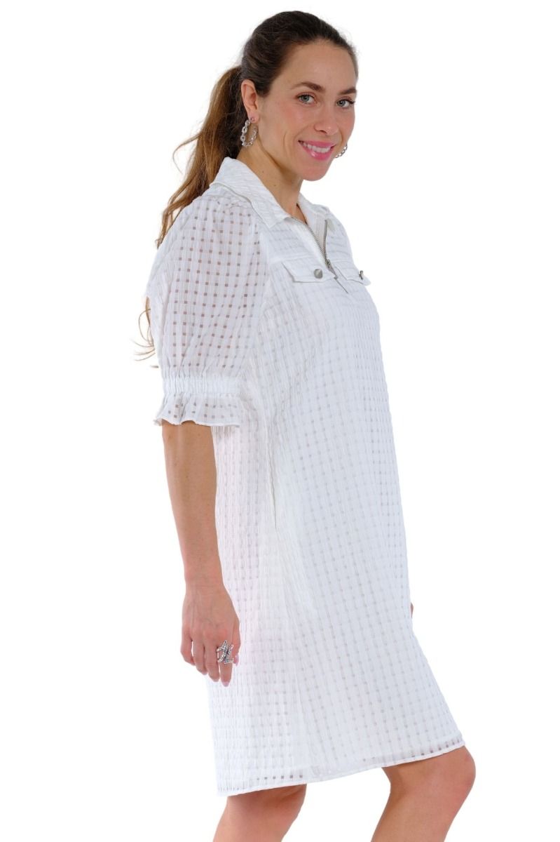 Camila-4 - Window Pane Dress-06-Dresses/Jumpsuits-Lior-Krista Anne's Boutique, Women's Fashion and Accessories Located in Oklahoma City, OK and Black Mountain, NC