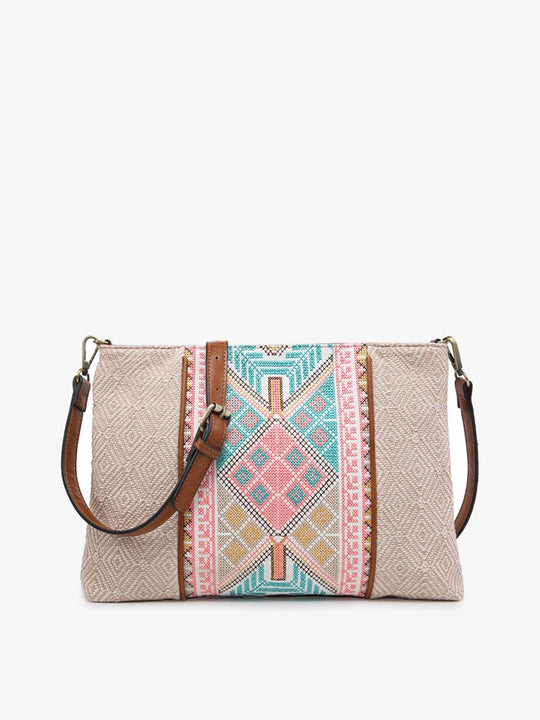 M1979 - Felicity Aztec Embroidered Crossbody-09-Accessories-Jen & Co-Krista Anne's Boutique, Women's Fashion and Accessories Located in Oklahoma City, OK and Black Mountain, NC