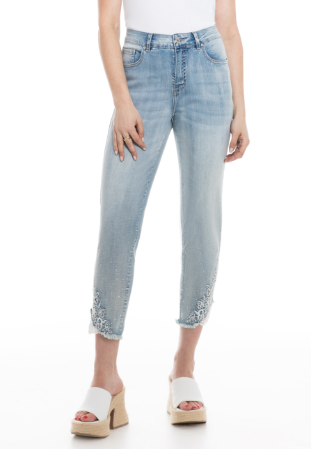 809-11 - Lace Cuff Jean