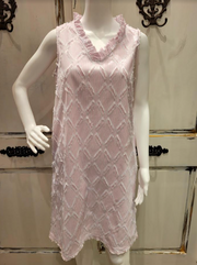 526250 - Frayed Diamonds Sleeveless Dress