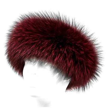 HB100F - Fox Fur Headband/Collar-09-Accessories-Mitchie's Matchings-Krista Anne's Boutique, Women's Fashion and Accessories Located in Oklahoma City, OK and Black Mountain, NC