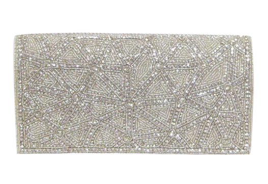 DK-10427 - Beaded Clutch with Organizational Slots