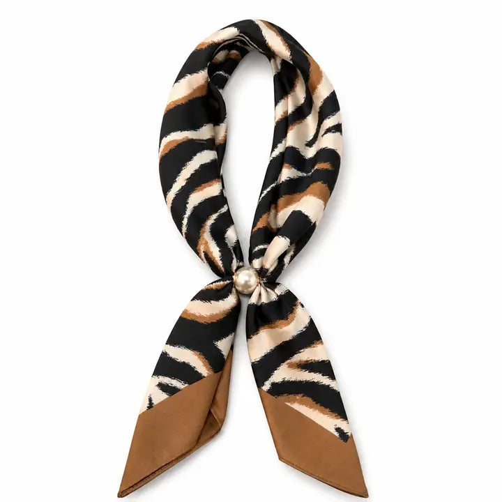 NK8115 - Magnetic Scarf with Pearl-09-Accessories-Queens Designs-Krista Anne's Boutique, Women's Fashion and Accessories Located in Oklahoma City, OK and Black Mountain, NC