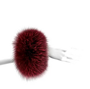 CFC1FX - Pair of Fur Snap Wrist Cuffs