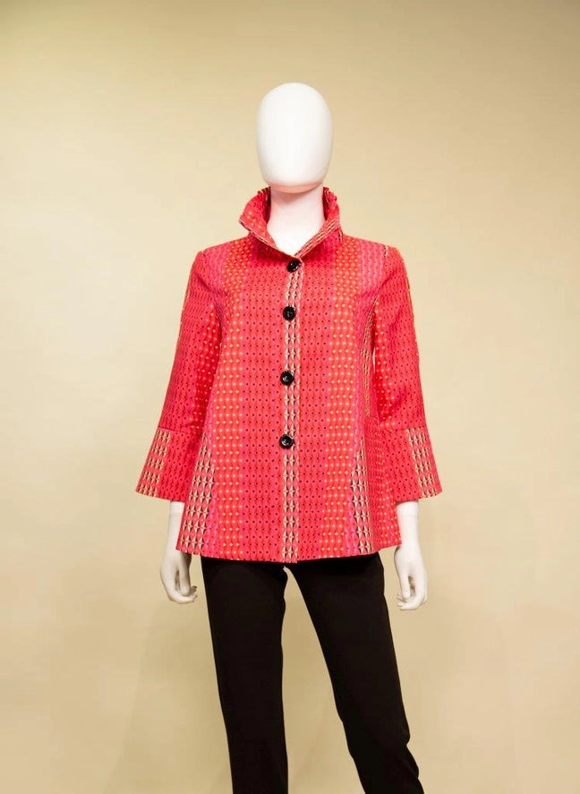 S24108 - Statement Jacket-02-Tops/Blouses-Samuel Dong-Krista Anne's Boutique, Women's Fashion and Accessories Located in Oklahoma City, OK and Black Mountain, NC