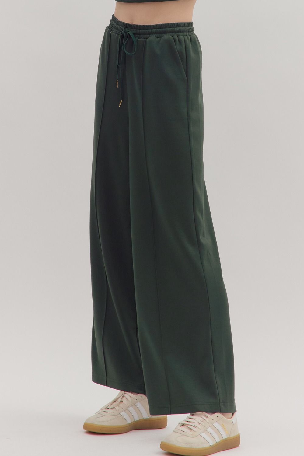 P29076 - Wide Leg Drawstring Pant-04-Bottoms-Aslan Rose-Krista Anne's Boutique, Women's Fashion and Accessories Located in Oklahoma City, OK and Black Mountain, NC