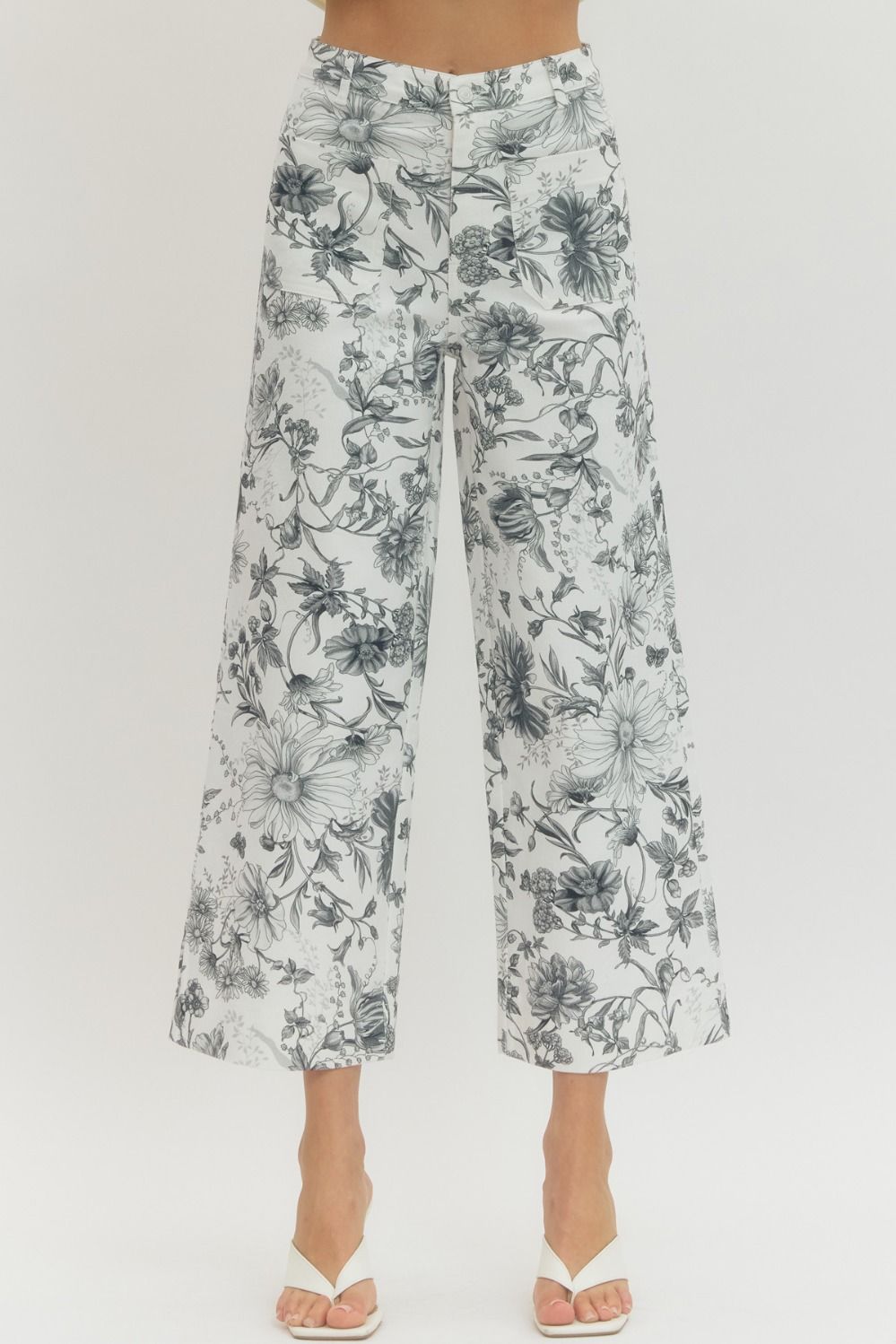 P29200 - Vintage Floral Print Jean-04-Bottoms-Entro-Krista Anne's Boutique, Women's Fashion and Accessories Located in Oklahoma City, OK and Black Mountain, NC