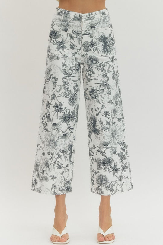 P29200 - Vintage Floral Print Jean-04-Bottoms-Entro-Krista Anne's Boutique, Women's Fashion and Accessories Located in Oklahoma City, OK and Black Mountain, NC