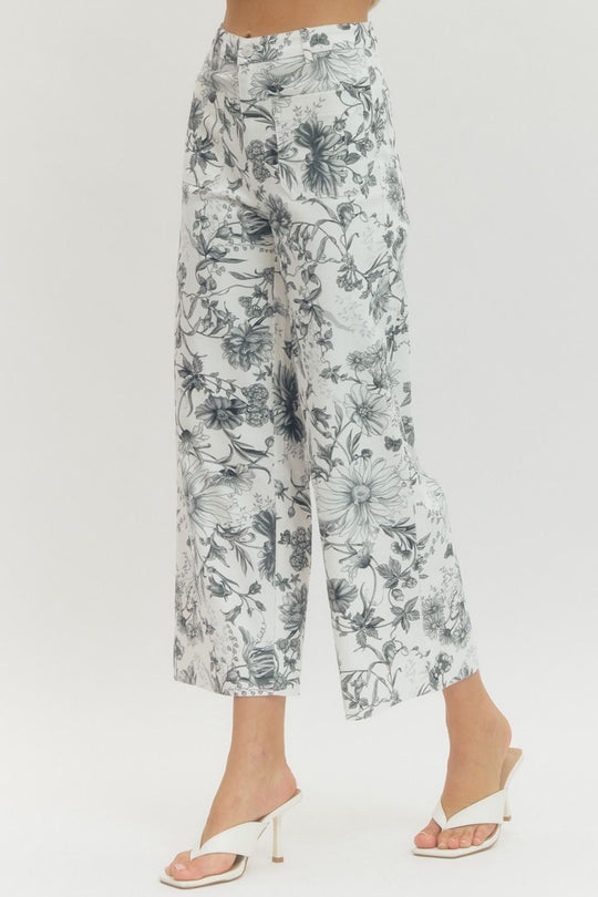 P29200 - Vintage Floral Print Jean-04-Bottoms-Entro-Krista Anne's Boutique, Women's Fashion and Accessories Located in Oklahoma City, OK and Black Mountain, NC