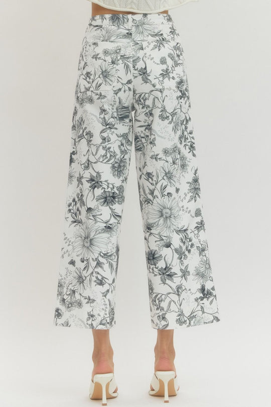 P29200 - Vintage Floral Print Jean-04-Bottoms-Entro-Krista Anne's Boutique, Women's Fashion and Accessories Located in Oklahoma City, OK and Black Mountain, NC