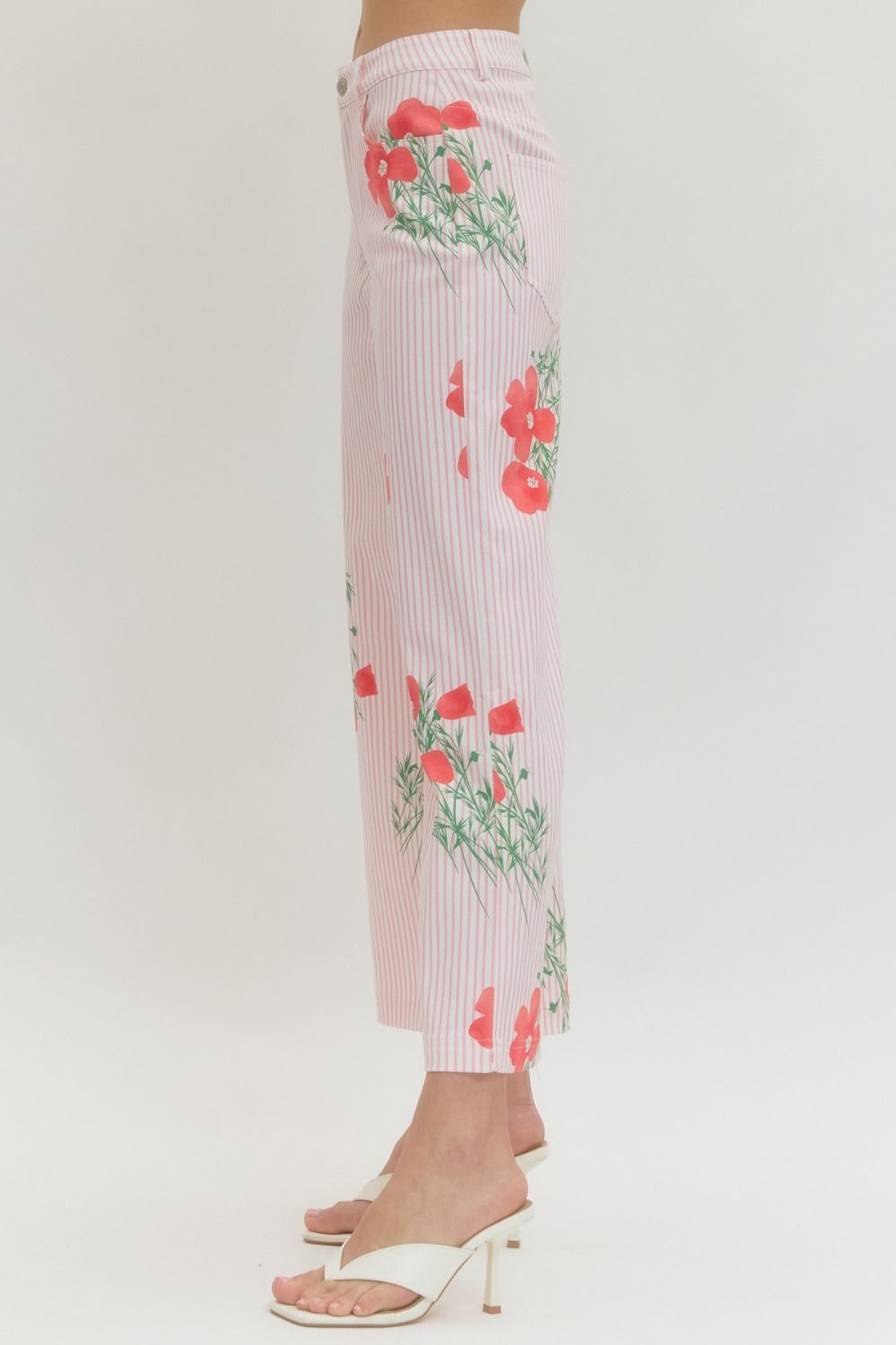 P29592 - Striped Poppy Pants-04-Bottoms-Entro-Krista Anne's Boutique, Women's Fashion and Accessories Located in Oklahoma City, OK and Black Mountain, NC