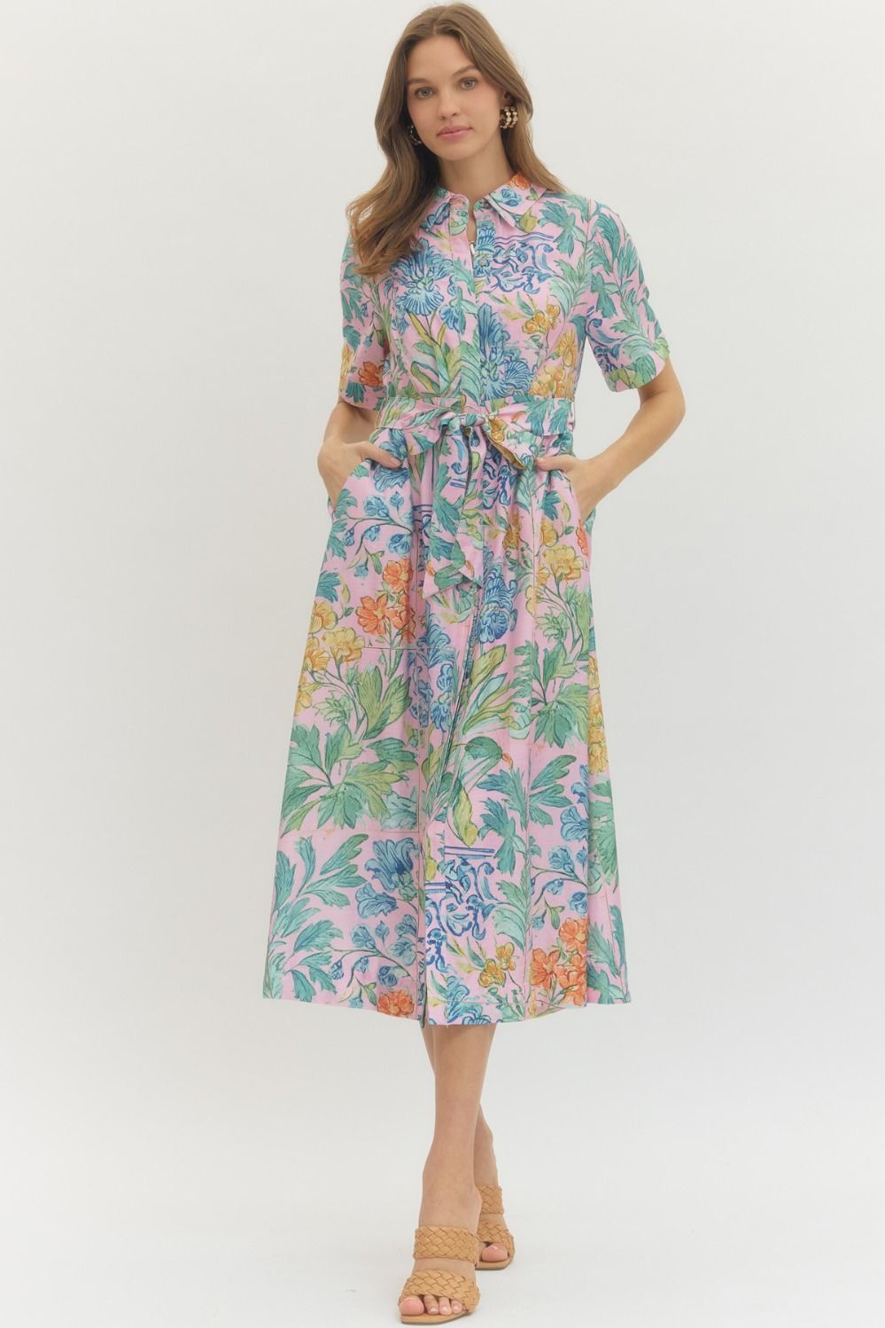 D29648 - Garden Party Midi Dress Krista Anne's Boutique D29648 - Garden Party Midi Dress Krista Anne's Boutique