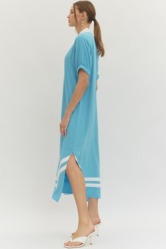D29649 - Raglan Sleeve Midi Dress-06-Dresses/Jumpsuits-Entro-Krista Anne's Boutique, Women's Fashion and Accessories Located in Oklahoma City, OK and Black Mountain, NC