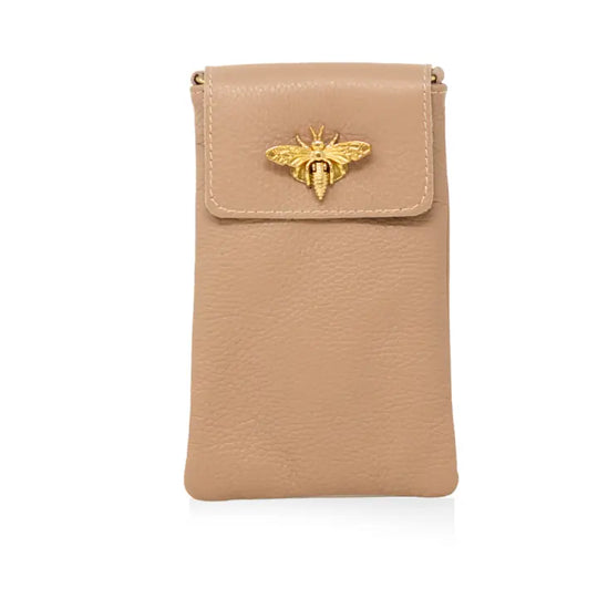 GF1178 - Bee Lock Cellphone Crossbody-09-Accessories-German Fuentes-Krista Anne's Boutique, Women's Fashion and Accessories Located in Oklahoma City, OK and Black Mountain, NC