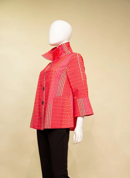 S24108 - Statement Jacket-02-Tops/Blouses-Samuel Dong-Krista Anne's Boutique, Women's Fashion and Accessories Located in Oklahoma City, OK and Black Mountain, NC