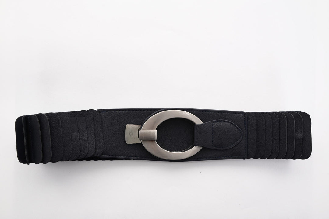 A25301 - Vegan Leather Layered Stretch Belt-09-Accessories-Frank Lyman-Krista Anne's Boutique, Women's Fashion and Accessories Located in Oklahoma City, OK and Black Mountain, NC