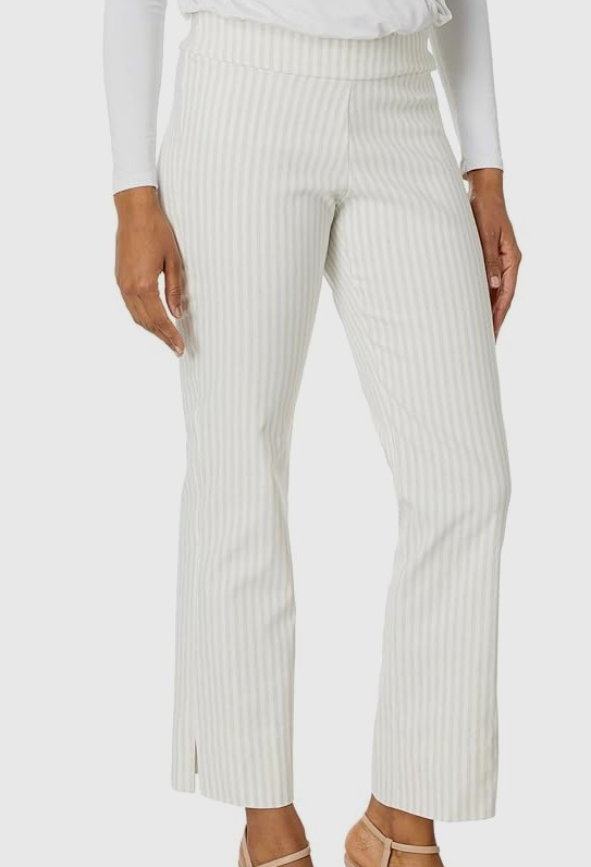 P-600 - Striped Linen Pull On Pant-4-Bottoms-Krazy Larry-Krista Anne's Boutique, Women's Fashion and Accessories Located in Oklahoma City, OK