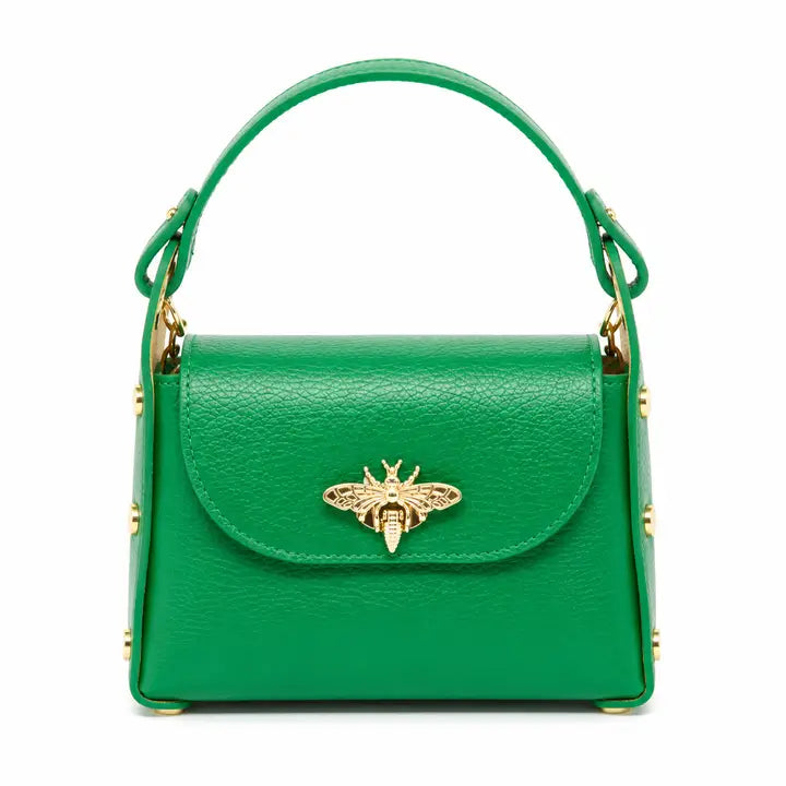 GF1085 - Bee Lock Mini Bag + Crossbody-09-Accessories-German Fuentes-Krista Anne's Boutique, Women's Fashion and Accessories Located in Oklahoma City, OK and Black Mountain, NC