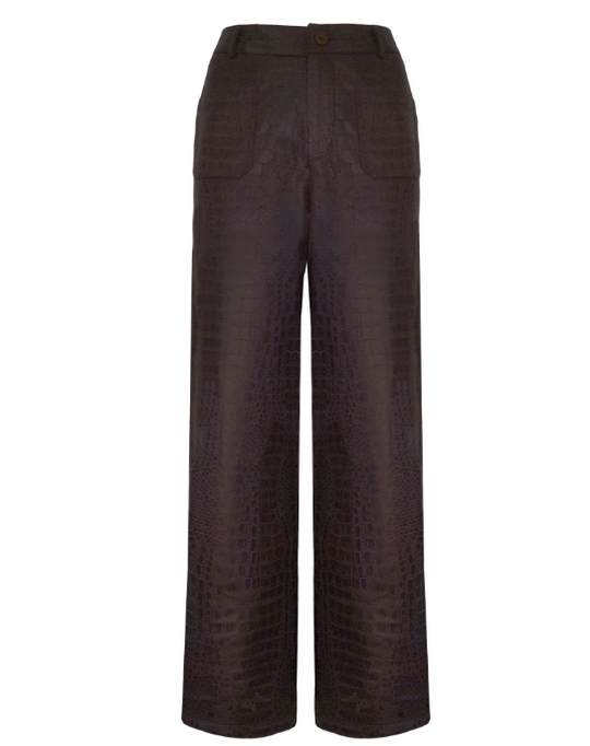 BCP5703A - Textured Gator Pant-04-Bottoms-Insight-Krista Anne's Boutique, Women's Fashion and Accessories Located in Oklahoma City, OK and Black Mountain, NC