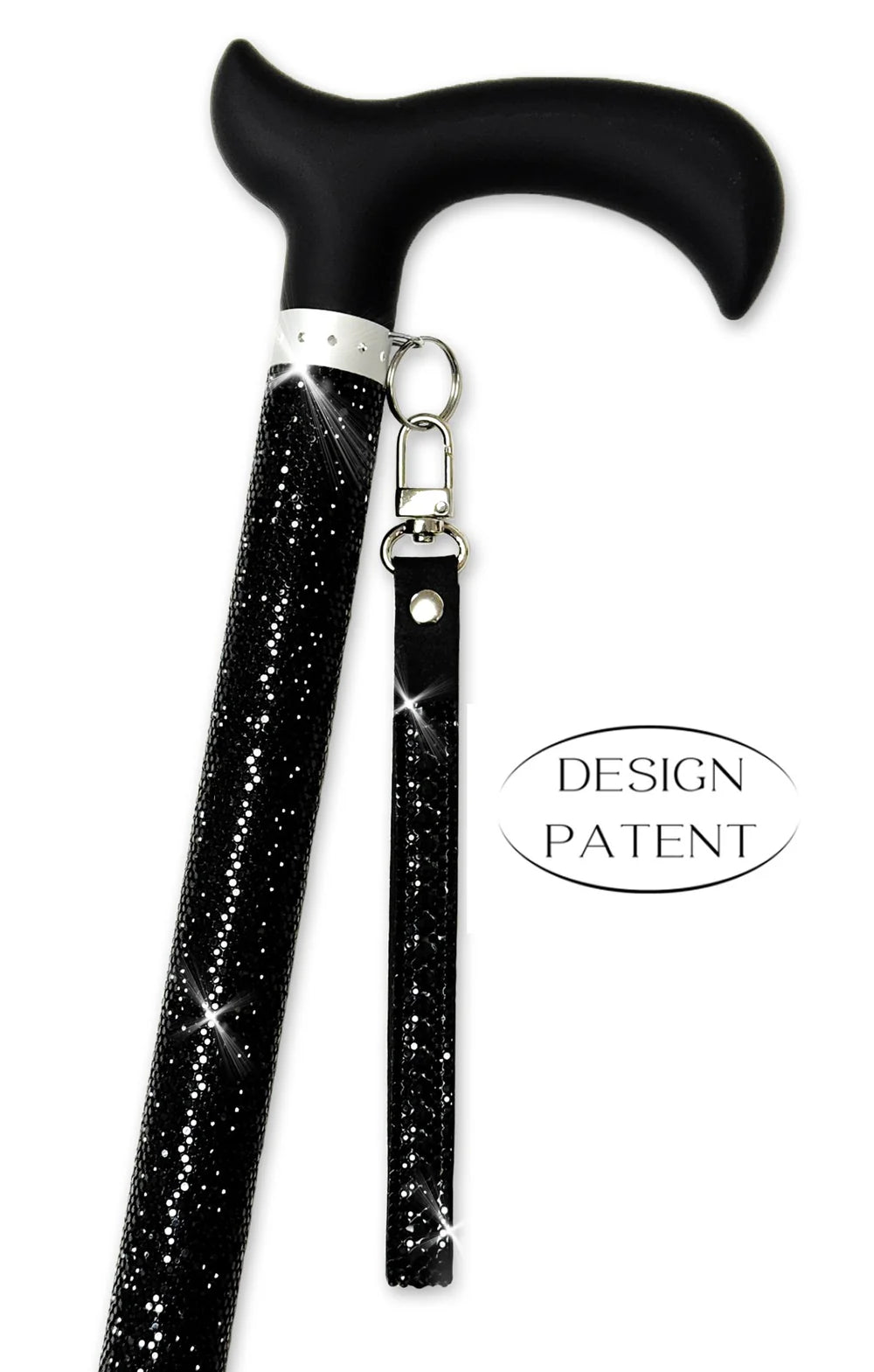 JKC129.BK - Solid Black Sugar Cane-09-Accessories-Jacqueline Kent-Krista Anne's Boutique, Women's Fashion and Accessories Located in Oklahoma City, OK and Black Mountain, NC