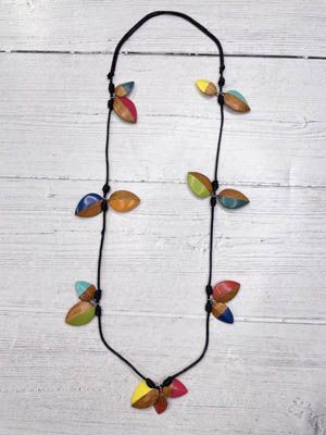 NSC245 - Multi-Color Petal Necklace-10-Jewelry-Alisha D-Krista Anne's Boutique, Women's Fashion and Accessories Located in Oklahoma City, OK and Black Mountain, NC