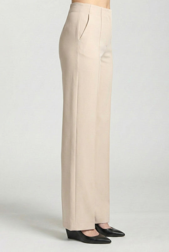 E20 - Front Zip Pant With Pin-Tucked Leg-04-Bottoms-Apny Apparel Inc-Krista Anne's Boutique, Women's Fashion and Accessories Located in Oklahoma City, OK and Black Mountain, NC