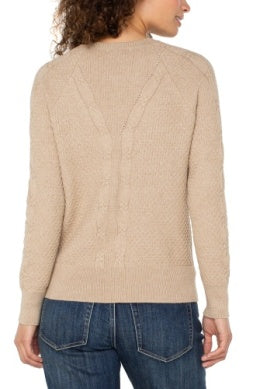 LM8H83SR04 - L/S Raglan Sweater-05-Sweaters-Liverpool-Krista Anne's Boutique, Women's Fashion and Accessories Located in Oklahoma City, OK and Black Mountain, NC