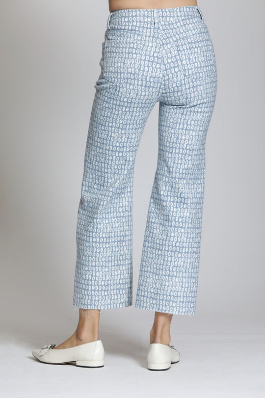 C67C - Printed Wide Leg Crop Jean-04-Bottoms-Apny Apparel Inc-Krista Anne's Boutique, Women's Fashion and Accessories Located in Oklahoma City, OK and Black Mountain, NC