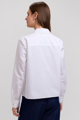 205809 - Jodie Long Sleeve Short Shirt-02-Tops/Blouses-Foxcroft-Krista Anne's Boutique, Women's Fashion and Accessories Located in Oklahoma City, OK and Black Mountain, NC