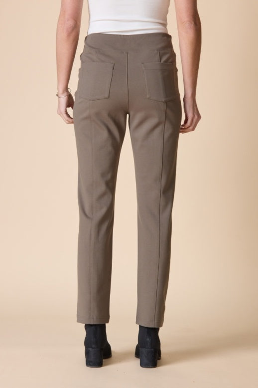 10661 - Luxe Ponte Seamed Pant-04-Bottoms-Habitat-Krista Anne's Boutique, Women's Fashion and Accessories Located in Oklahoma City, OK and Black Mountain, NC