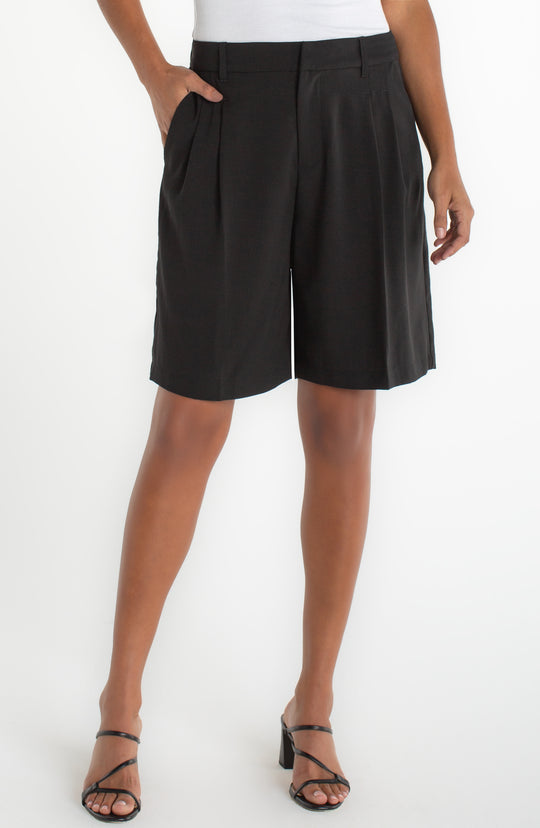 LM9387TS39 - Trouser Bermuda Shorts-04-Bottoms-Liverpool-Krista Anne's Boutique, Women's Fashion and Accessories Located in Oklahoma City, OK and Black Mountain, NC
