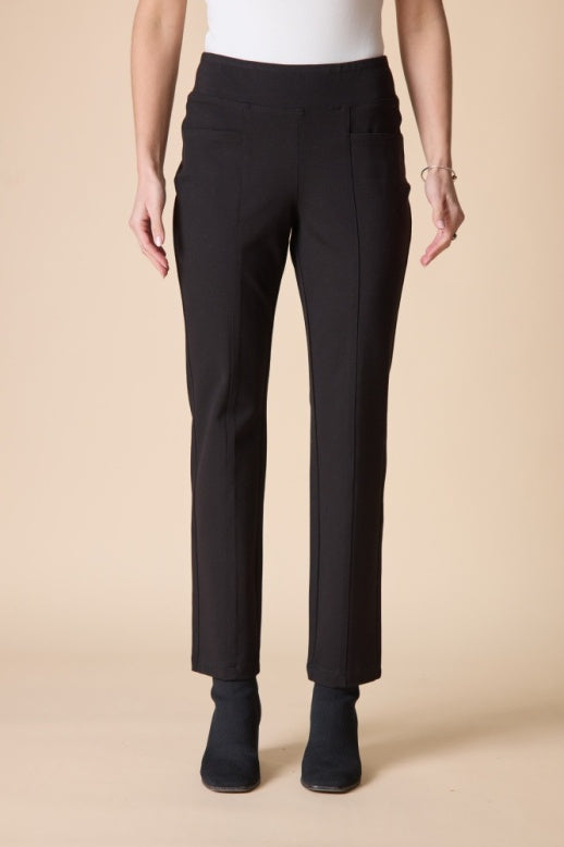 10661 - Luxe Ponte Seamed Pant-04-Bottoms-Habitat-Krista Anne's Boutique, Women's Fashion and Accessories Located in Oklahoma City, OK and Black Mountain, NC
